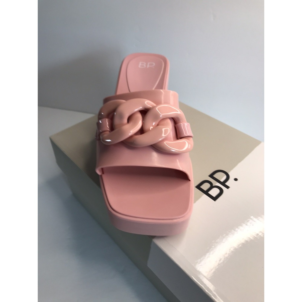 Pink BP Lollie‎ Womens sandal Chunky Open Toe slip on Size 8M - Picture 2 of 8